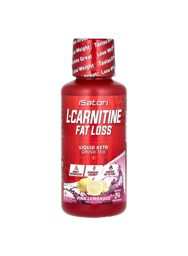 iSatori Isatori, L-Carnitine, Pink Lemonade, 1.5 g, 12 fl oz (360 ml)  - Image 1