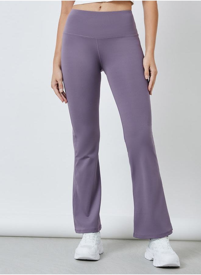 Styli - Stitch Detail Extra Flared Leggings - Image 1