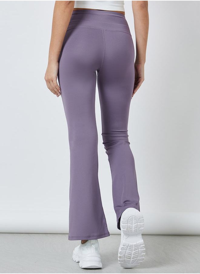 Styli - Stitch Detail Extra Flared Leggings - Image 1