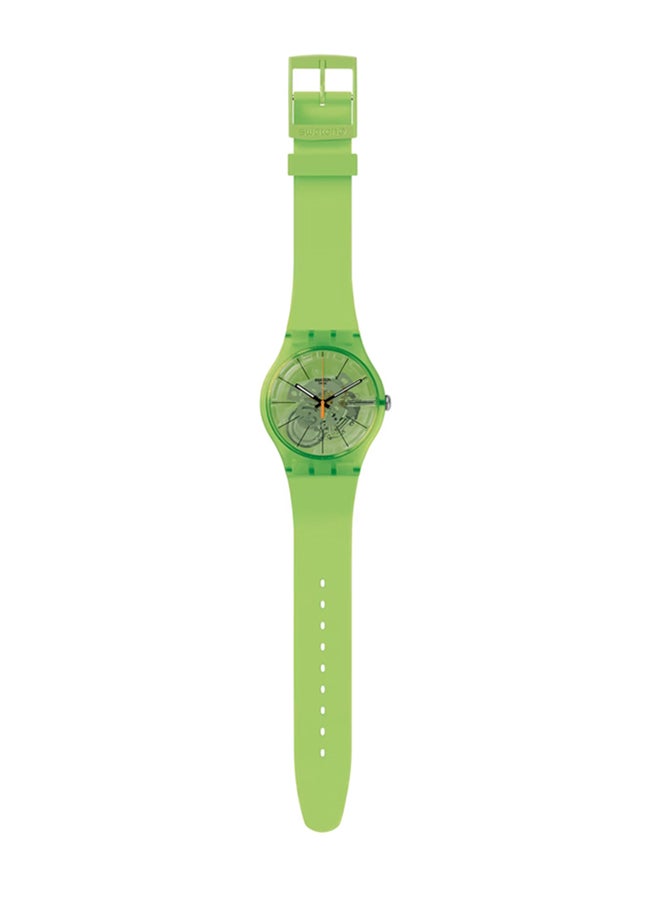 Swatch ساعة يونيكس بلاستيكية كوارتز كيوي فايبز - Image 2