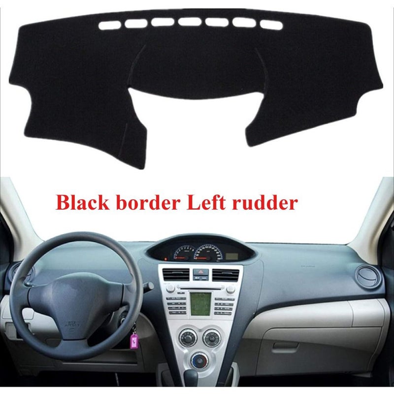 Dashboard Cover For Toyota Vios Car Interior Pad Anti Slip Mat Left Hand Drive Black Seamless Fit Sleek Vehicle Accessory Scratch Resistant Easy Clean Daily Commute - Image 3