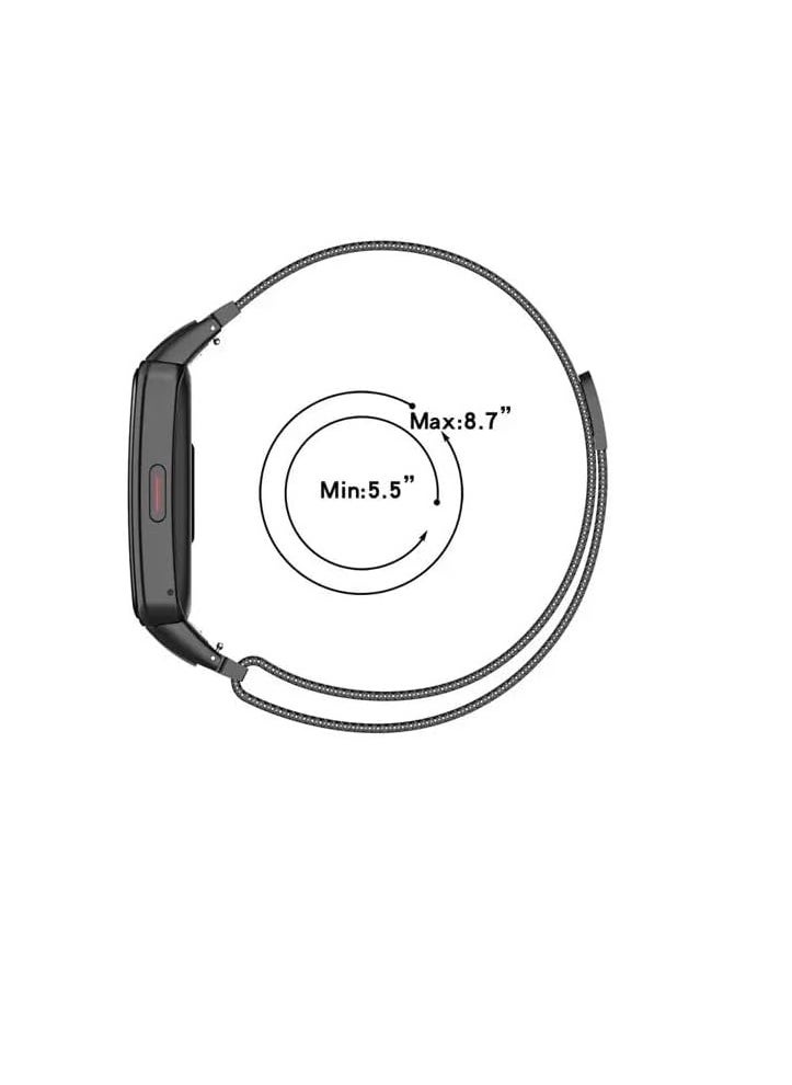 Generic - Strap-it Xiaomi Smart Band 7 Pro Milanese Strap (Space Grey) - Image 1