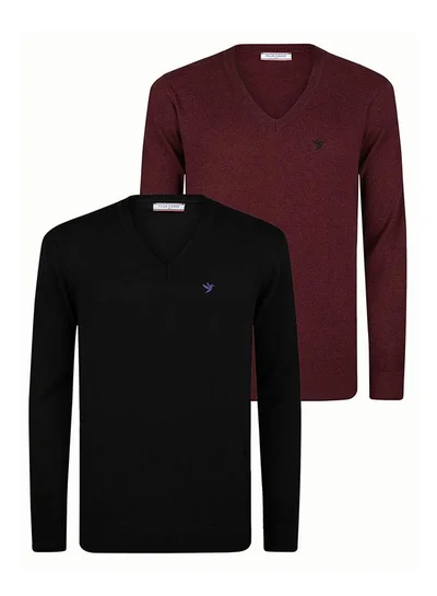 FELIX HARDY V-Neck Sweater Pack of 2