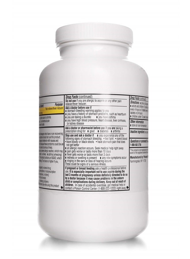 PHARBEST Aspirin 325 mg | Regular Strength | 1000 Count Uncoated Tablets - Image 4