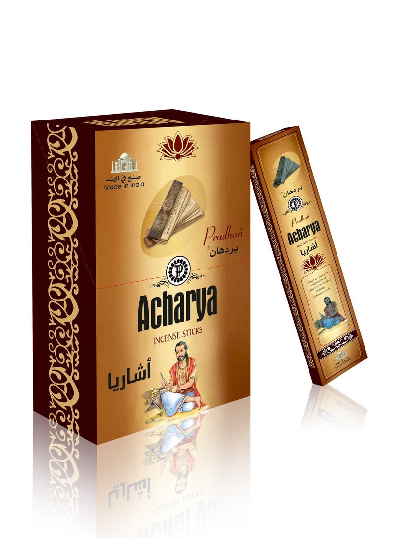 PRADHAN - Acharya Flora Sticks Bakhoor - 12 Sticks - Image 1