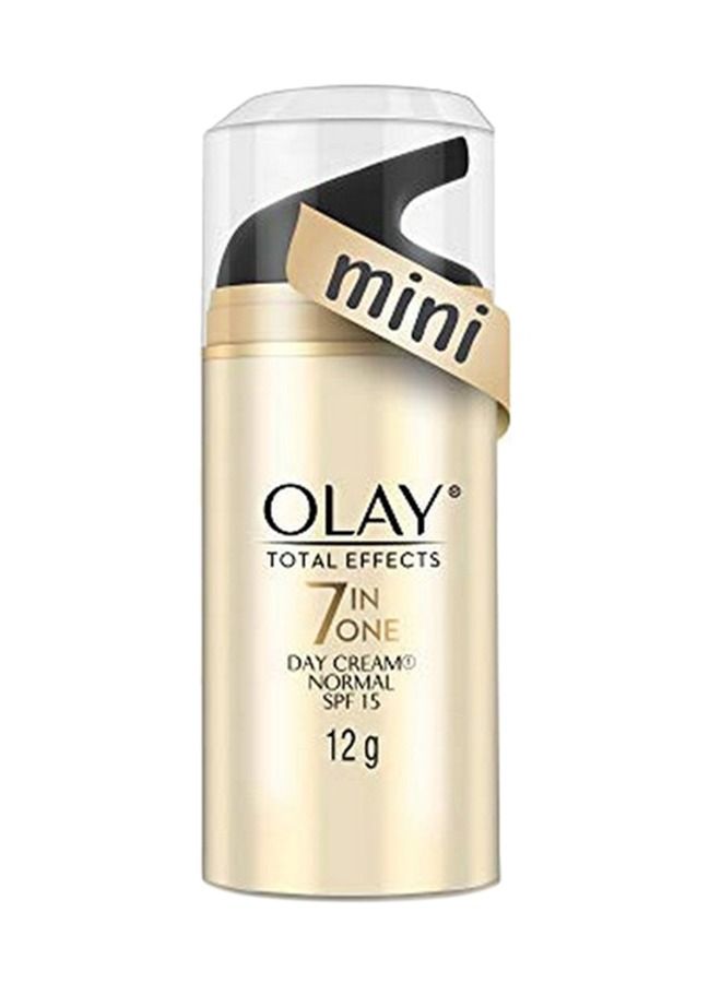 Olay كريم النهار توتال إيفيكتس ميني; مع فيتامين B5 نياسيناميد شاي أخضر SPF 15; مناسب للبشرة العادية والجافة والدهنية والمختلطة; 12 جرام - Image 1