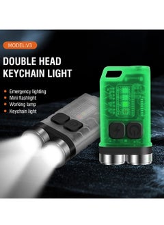 Generic Mini Flashlight, LED Keychain Flashlight, Pocket Light with 5-Level Brightness 4-Color Light Source for Camping, Hiking, Emergency Use  - Image 4