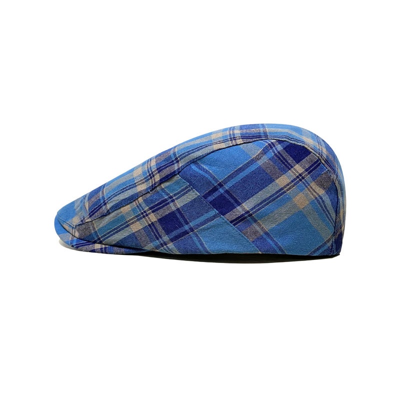 Plaid Beret  Newsboy Cap Sun Protection  Blend - Image 2