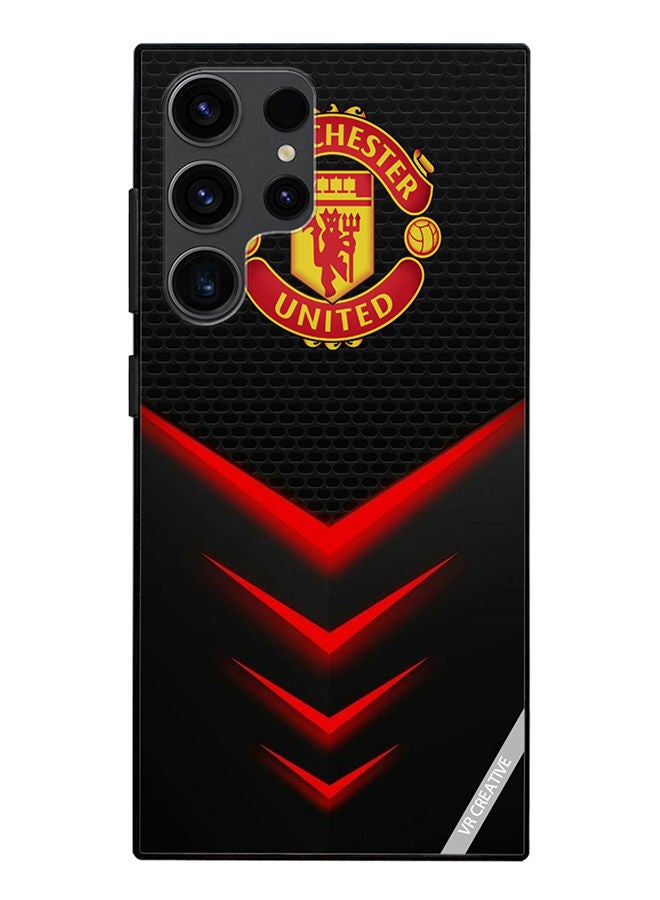 VR CREATIVE Protective Case Cover For Samsung Galaxy S23 Ultra 5G Man United Design Multicolour - Image 1