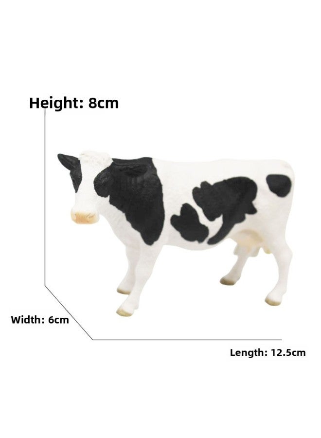 Animal Model Special For Teaching And Education Animal Model Kangaroo Elephant Lion Tiger Deer Ostrich Wolf-Color:4106B Cow (155g)  - Image 1