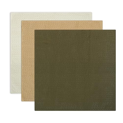 DIRACCOS 3pcs Camouflage Net Dense for Tank AFV Military Model Kit 01 x 230 x 230 mm Type A RC Tank Upgrade Parts Accessories Model Camouflage Netting 9x9 Mixed 3 Colors 135 Scale - Image 1