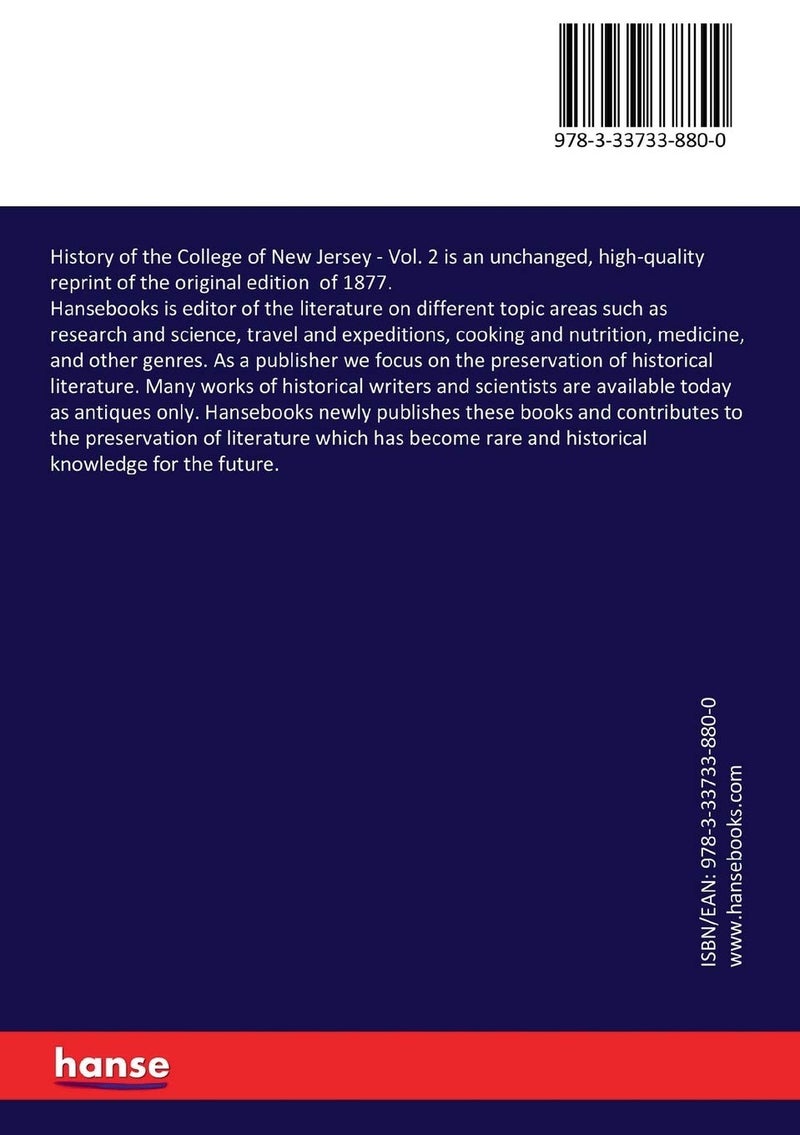 History of the College of New Jersey: Vol. 2  - Image 2