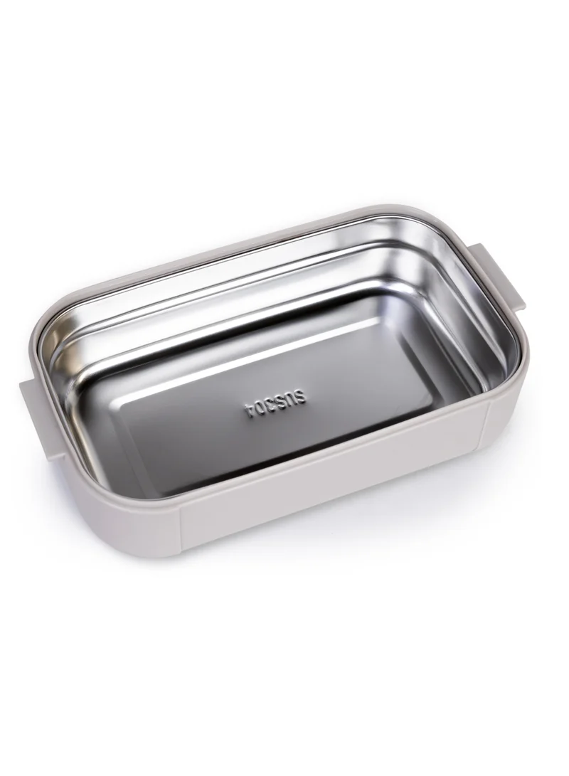 نيسان Japanese-style Leak-proof Stainless Steel Lunch Box 700ml Bento Box Portable Airtight Thermal Food Container for Picnics Office School food storage - with Detachable Silicone Strap