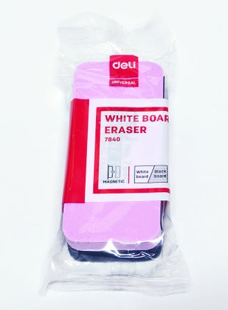 DELI WHITE BOARD ERASER 110×50×30MM ASST. E7840 - view 2