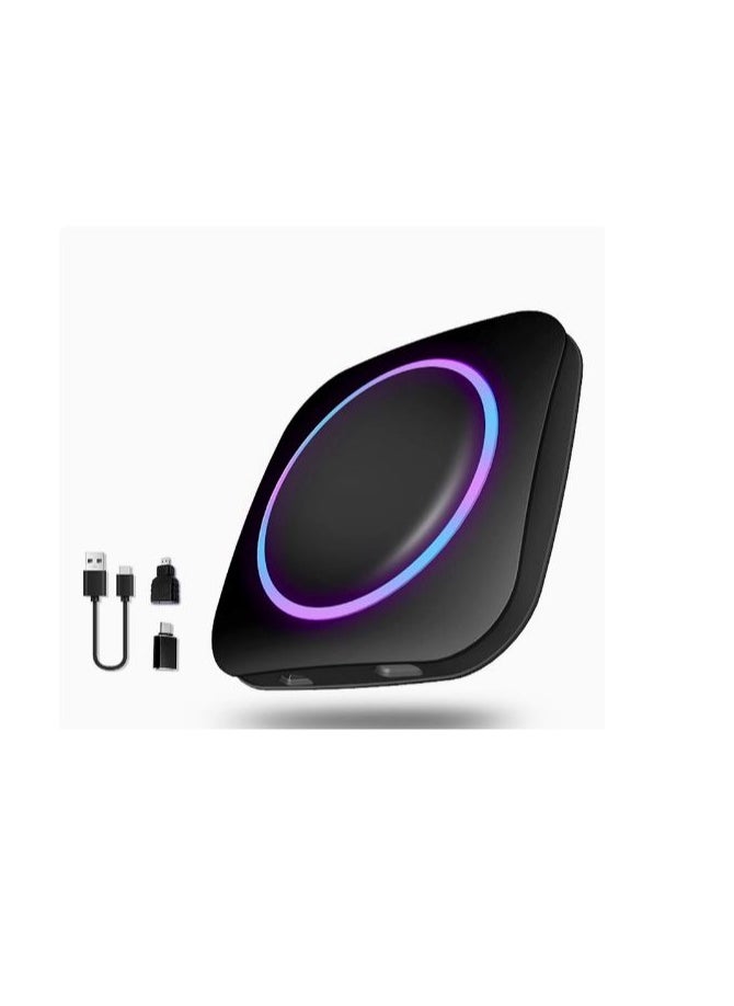Generic - Android 13 Car Play AI Box, 8GB RAM + 128GB Internal Storage Support Wireless Car Play/Wireless Android Auto, Google Play Store, Netflix, YouTube Online, Nano SIM, Memory Card - Image 1