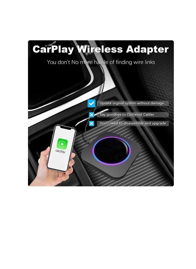 Generic - Android 13 Car Play AI Box, 8GB RAM + 128GB Internal Storage Support Wireless Car Play/Wireless Android Auto, Google Play Store, Netflix, YouTube Online, Nano SIM, Memory Card - Image 1