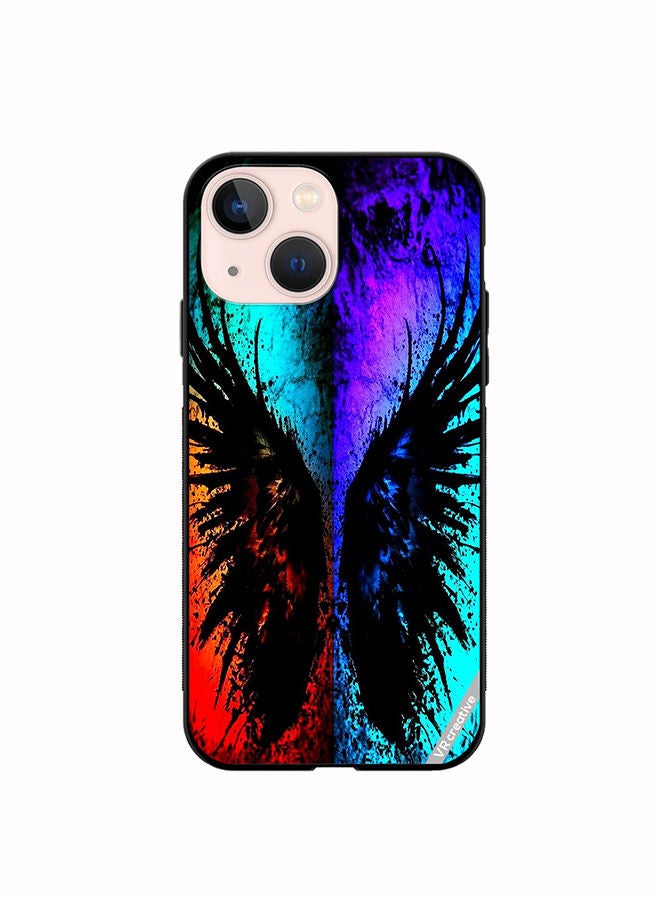 VR CREATIVE Protective Case Cover For Apple iPhone 14 Plus Peace Sign Of Butterfly Design Multicolour - Image 1
