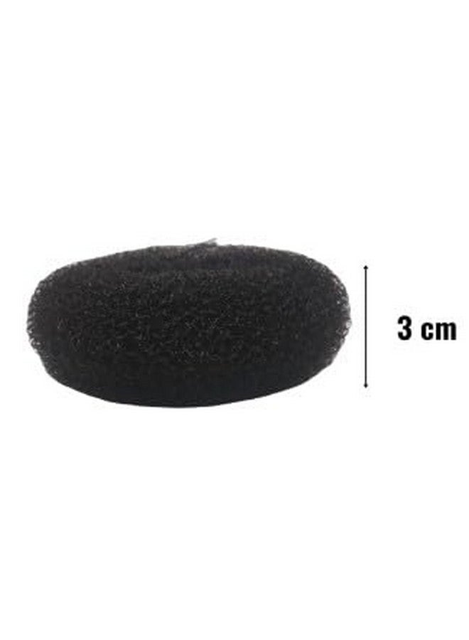 PALMATE Hair Bun Maker Set, 4-Piece Hair Styling Kit with Donut and Bump Inserts, Black - Image 2