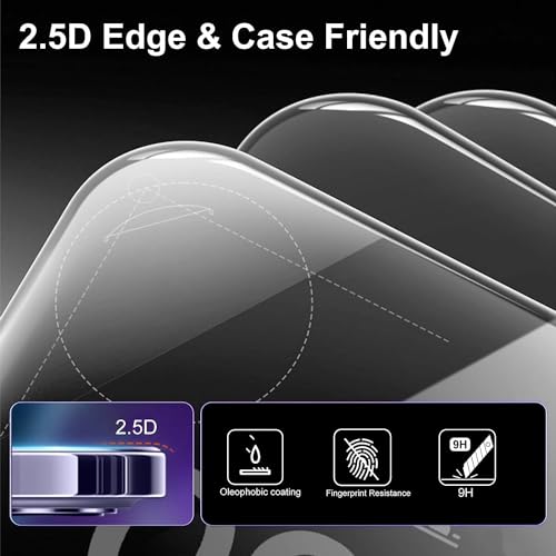 OpenTech® Military-Grade Gorilla Tempered Glass for Samsung Galaxy S25 FE 5G (6.7 Inch) with Edge to Edge Coverage - Case Friendly, Anti-scratch and Bubble free installation kit - Image 5