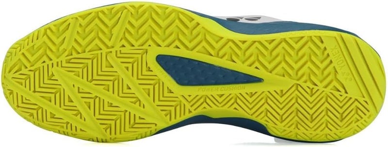 YONEX Men's Lumio 4 Tennis Shoes - White/Ocean Blue - Image 4