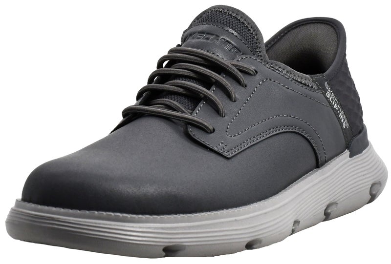 SKECHERS سكتشرز أحذية الرجال سليب إنز: حذاء جارزا جيرفين، فحم، 8.5 م - Image 1