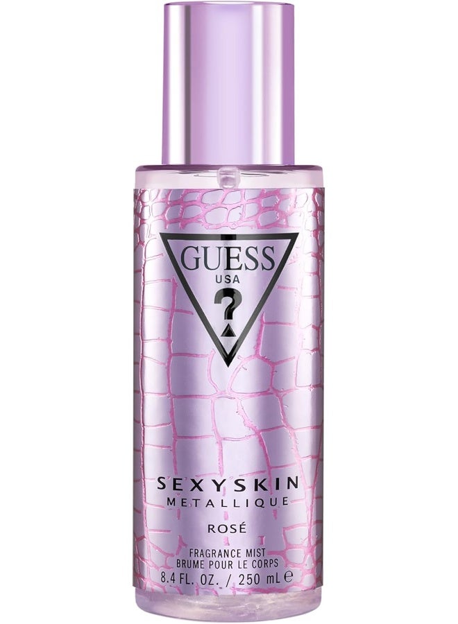 GUESS رذاذ عطر سكي سكين ميتاليك روزي - Image 1