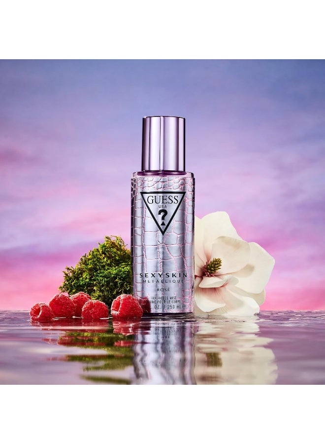GUESS رذاذ عطر سكي سكين ميتاليك روزي - Image 2