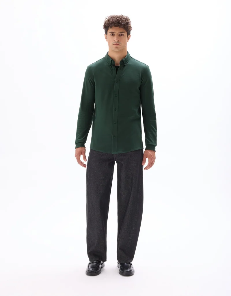 Celio  Lapic Long Sleeves Shirt for Men | Best Price UAE