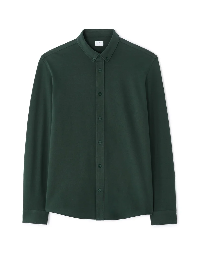 Celio  Lapic Long Sleeves Shirt for Men | Best Price UAE