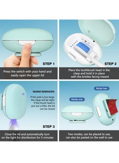 Generic Toothbrush sterilizer and holder, rechargeable travel home use, suitable for all electric and manual toothbrushes  - Image 2