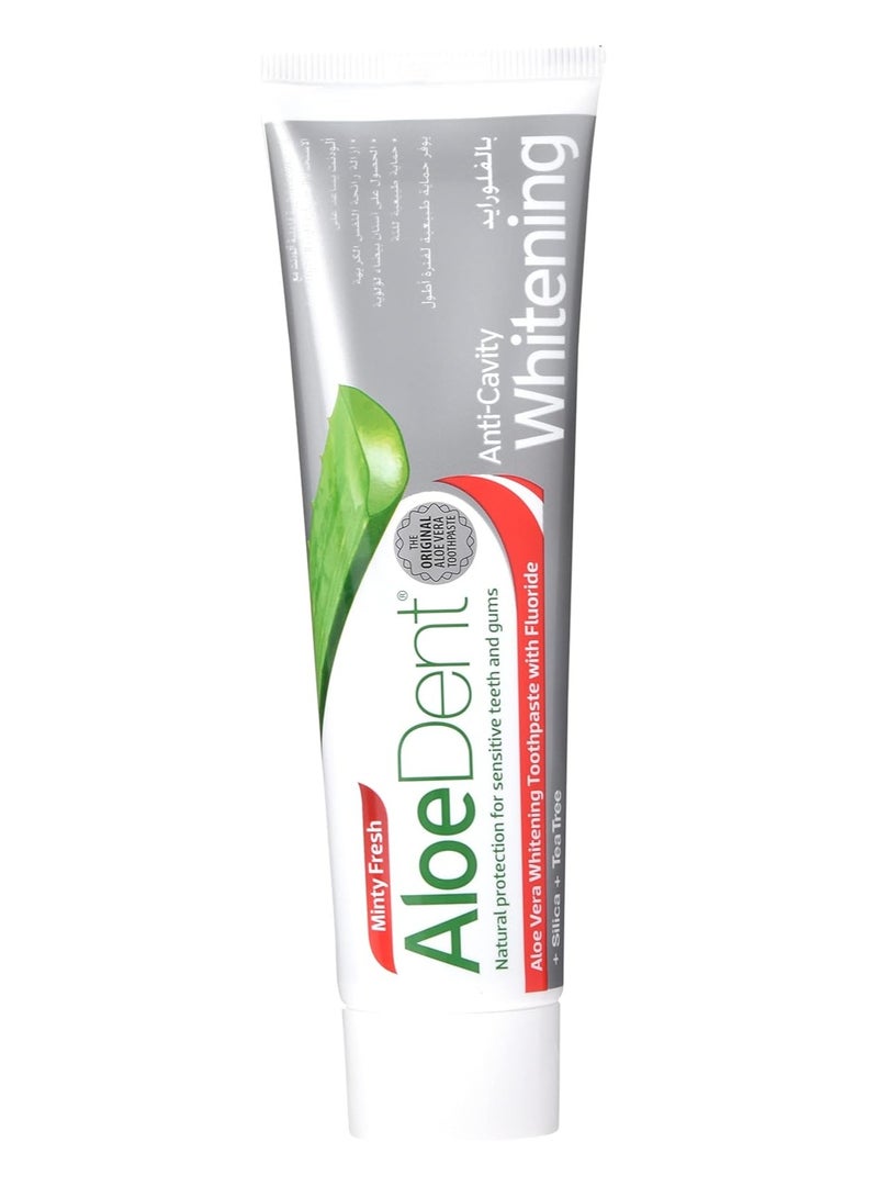 AloeDent Anti caries and whitening toothpaste with aloe vera extract - Image 1