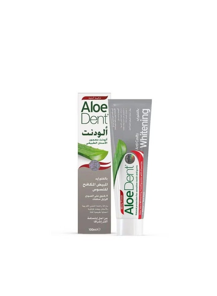 AloeDent Anti caries and whitening toothpaste with aloe vera extract - Image 4