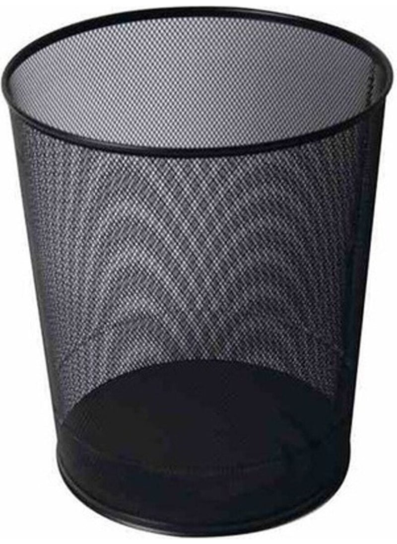 Kraft Kraf Metal Net Trash Can Black Color 540G Fx 