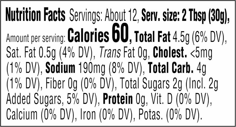 Kraft Tartar Sauce, 12 fl oz Bottle - Image 2