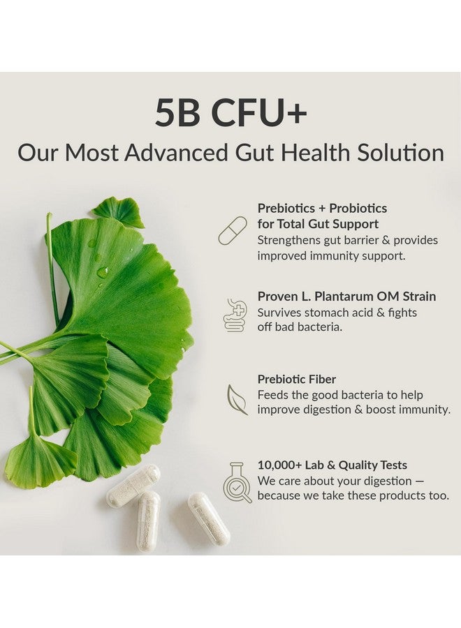 BIOptimizers Probiotic Breakthrough, Proteolytic Prebiotics & Probiotics Supplement - Lactobacillus Plantarum OM for Immune, Bloating & Gut Relief Support, 30 Vegan Capsules - Image 3