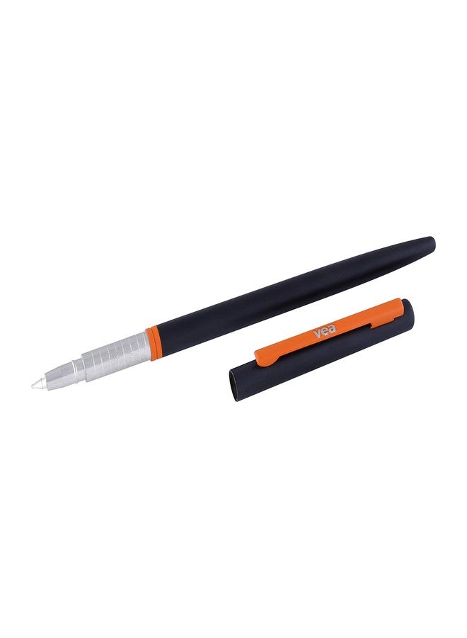 VEA Slimo 250 Black matt Orange Ballpoint Pen, medium (VEAPEN10) - Image 4