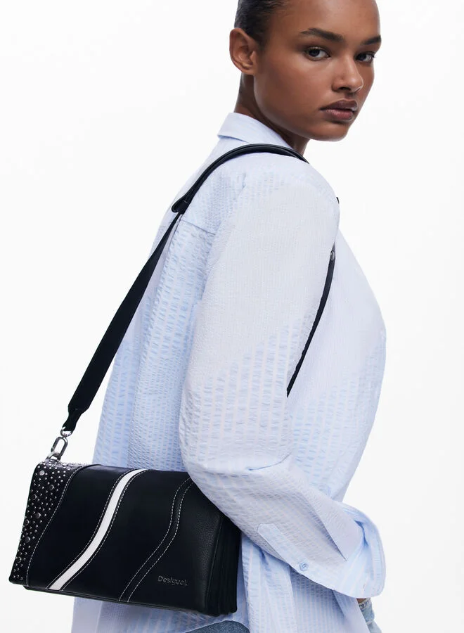 DESIGUAL Small Studded Crossbody Bag