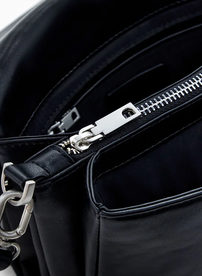 DESIGUAL Small Studded Crossbody Bag