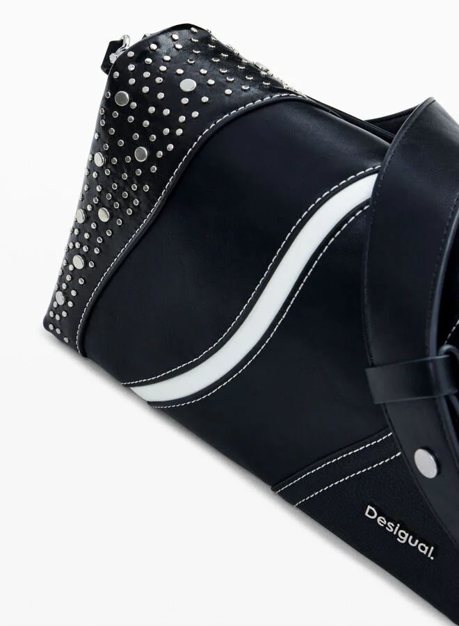 DESIGUAL Small Studded Crossbody Bag