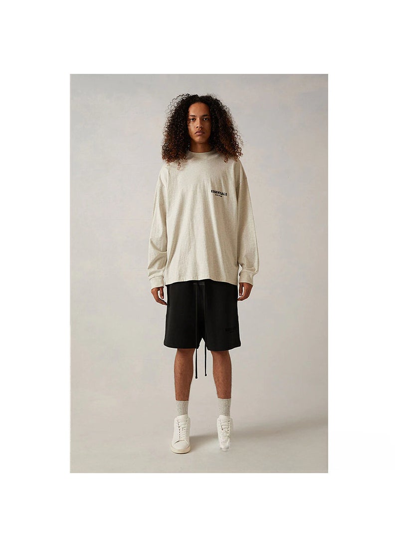 Generic - 2022 SS Long-Sleeve T-Shirt Black Velvet FOG Essentials Sweatshirt Shallow oats - Image 1