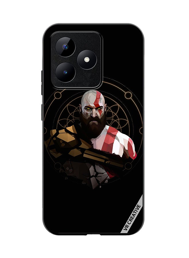 VR CREATIVE Protective Case Cover For Realme C53 God Of War, Kratos Design Multicolour - Image 1