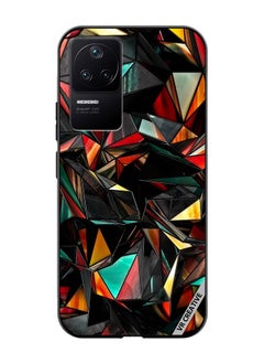 Protective Case Cover For Xioami Poco F4 GT Polygon Abstract Design Multicolour