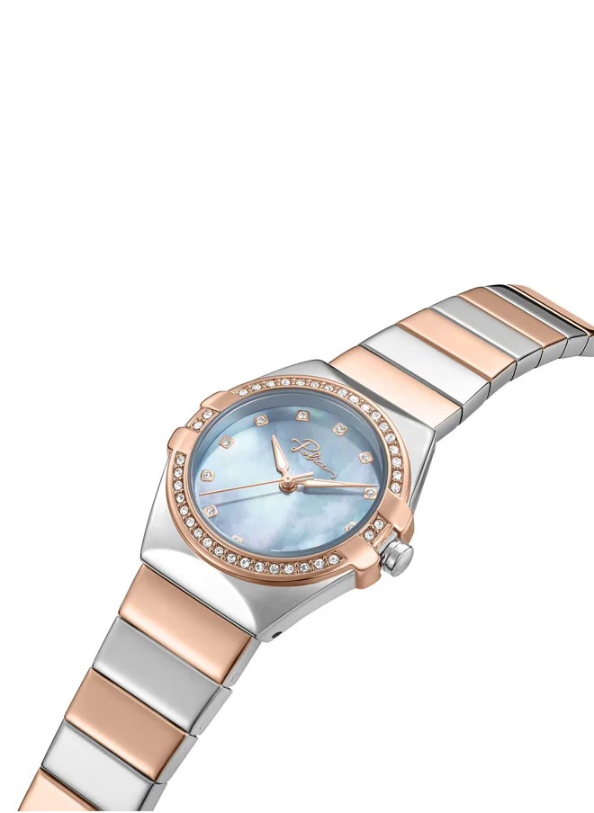 بوليس Cosmos 29mm Women's Watch with Grey Mother-of-Pearl Dial & 316L Stainless Steel Bracelet