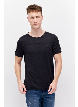 Men Sportswear Fit Short Sleeve Training T-Shirt, Heather Black