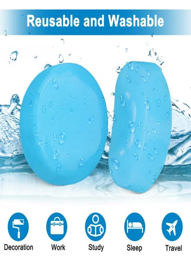 TSV 12pcs Silicone Ear Plugs for Sleeping, TSV Reusable and Moldable Wax Earplugs for Men Women, Noise Cancelling Reduction, 25dB NRR - Image 4
