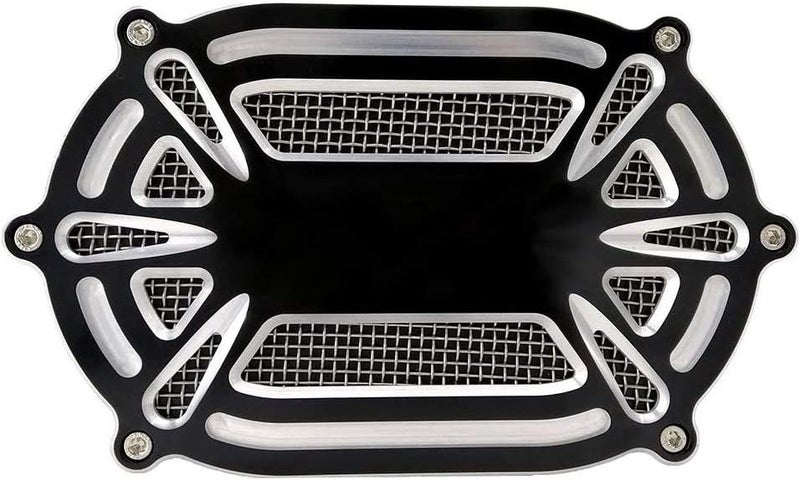 DEMULAX Motorcycle Oval Air Filter Intake Cleaner Kit - Image 2