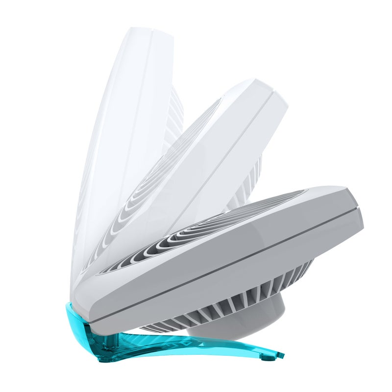 Vornado مروحة فانوارد فيت الشخصية لتدوير الهواء بتصميم قابل للطي، تدفق هواء قابل للتوجيه، حجم مدمج، مثالية للسفر أو الاستخدام على المكتب، لون أزرق - Image 3