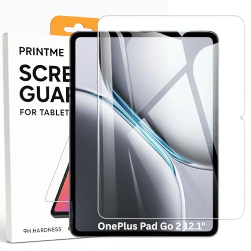 Printme Tempered Glass Screen Protector Compatible with OnePlus Pad 2 Go 12.1 Inch/OnePlus Pad 2 – 9H Hardness, Anti-Scratch, Bubble-Free HD Clear Display Protection - Image 1