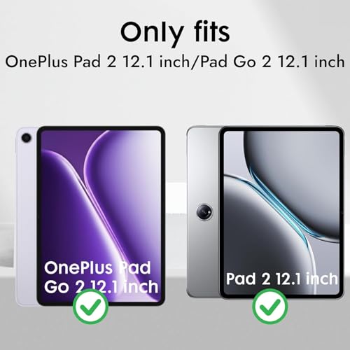 Printme Tempered Glass Screen Protector Compatible with OnePlus Pad 2 Go 12.1 Inch/OnePlus Pad 2 – 9H Hardness, Anti-Scratch, Bubble-Free HD Clear Display Protection - Image 2
