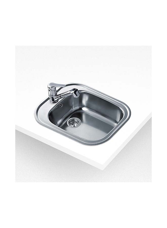 TEKA Stylo 1B Inset Stainless Steel Sink One Bowl Stainless Steel 465x485x165mmmm - Image 2